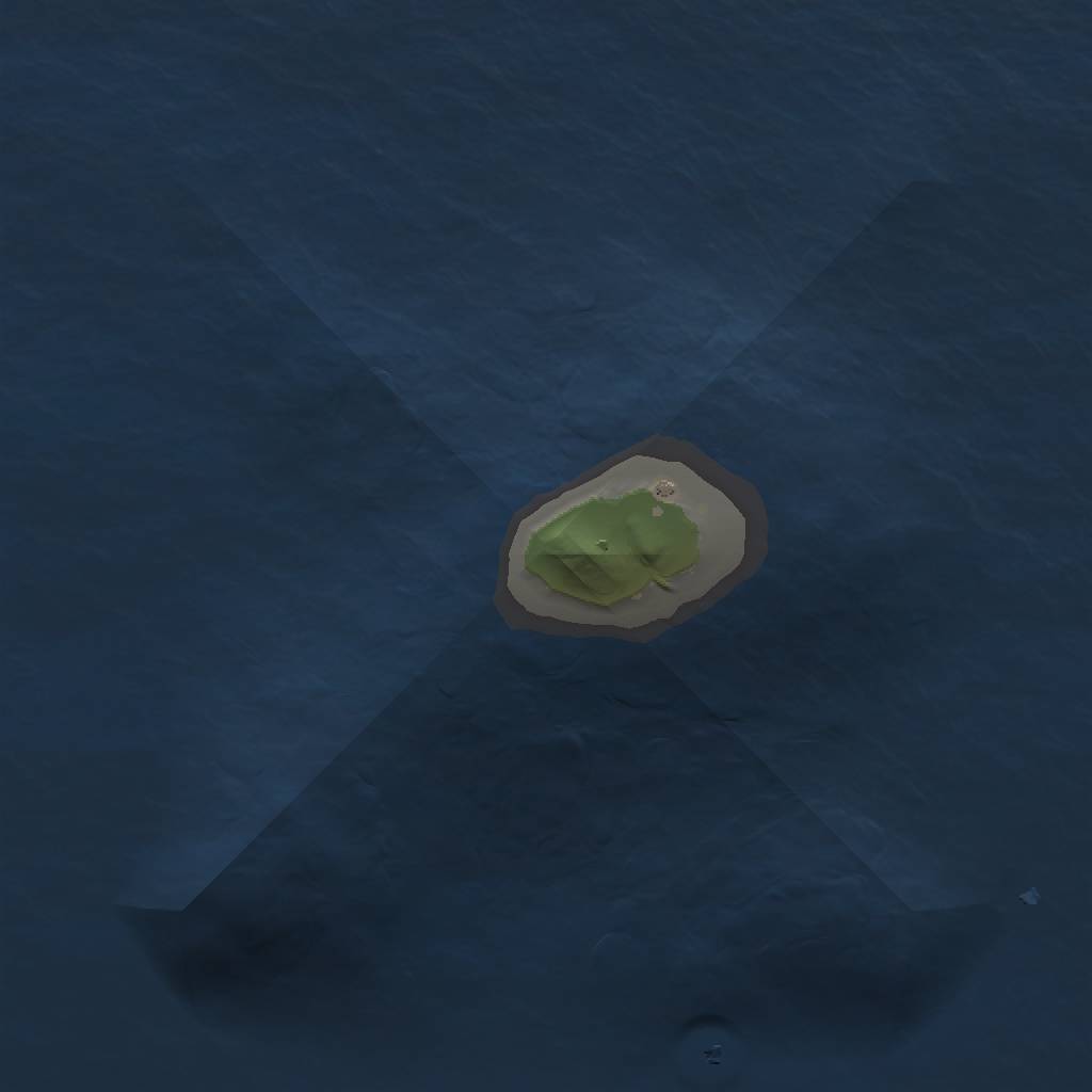 Rust Map: Procedural Map, Size: 1000, Seed: 43536732, 3 Monuments