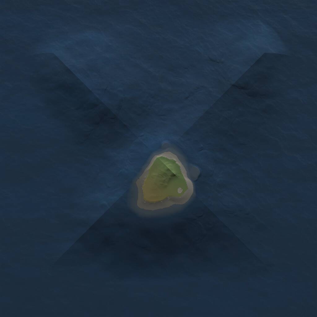 Rust Map: Procedural Map, Size: 1000, Seed: 1917709552, 1 Monuments