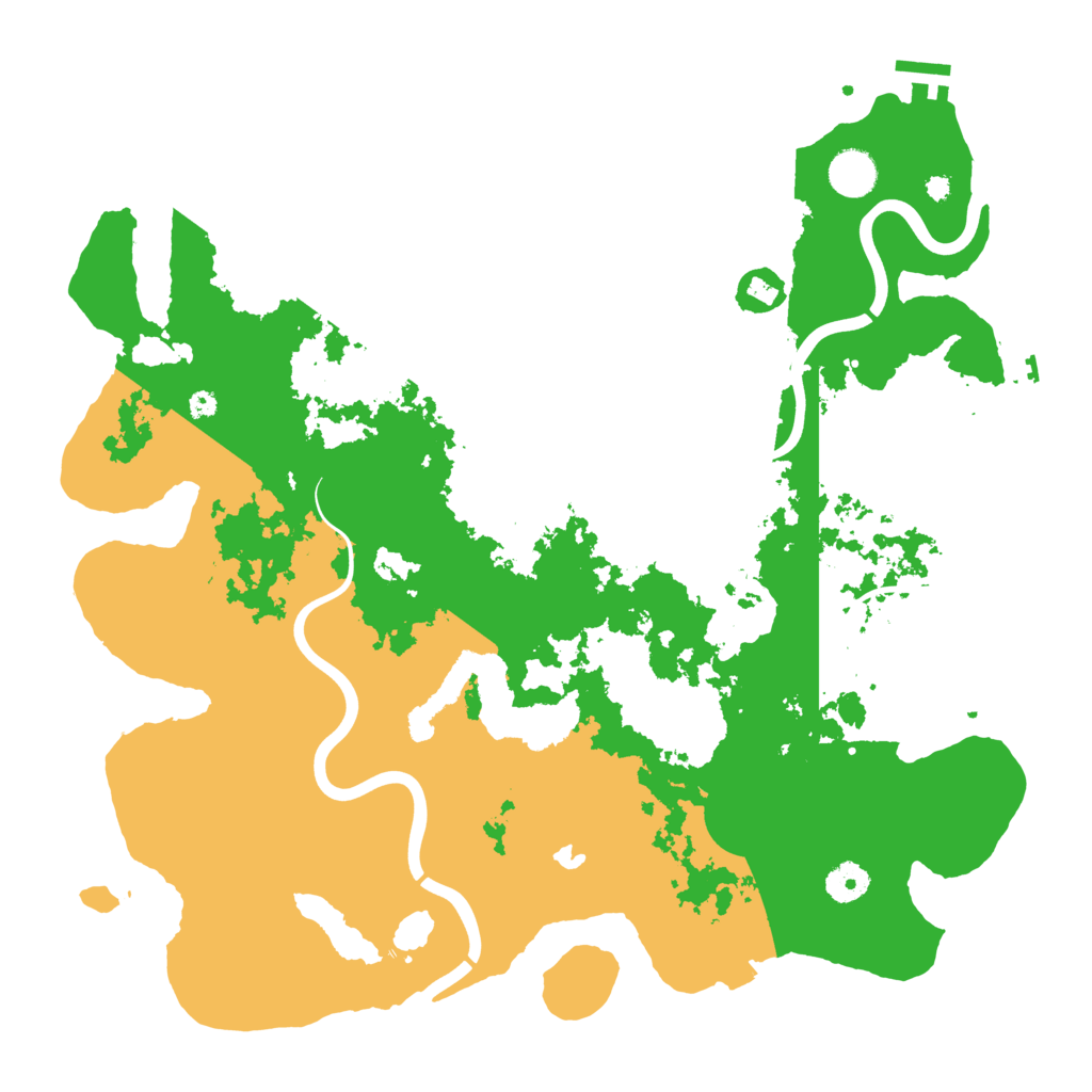 Biome Rust Map: Procedural Map, Size: 4000, Seed: 71344907