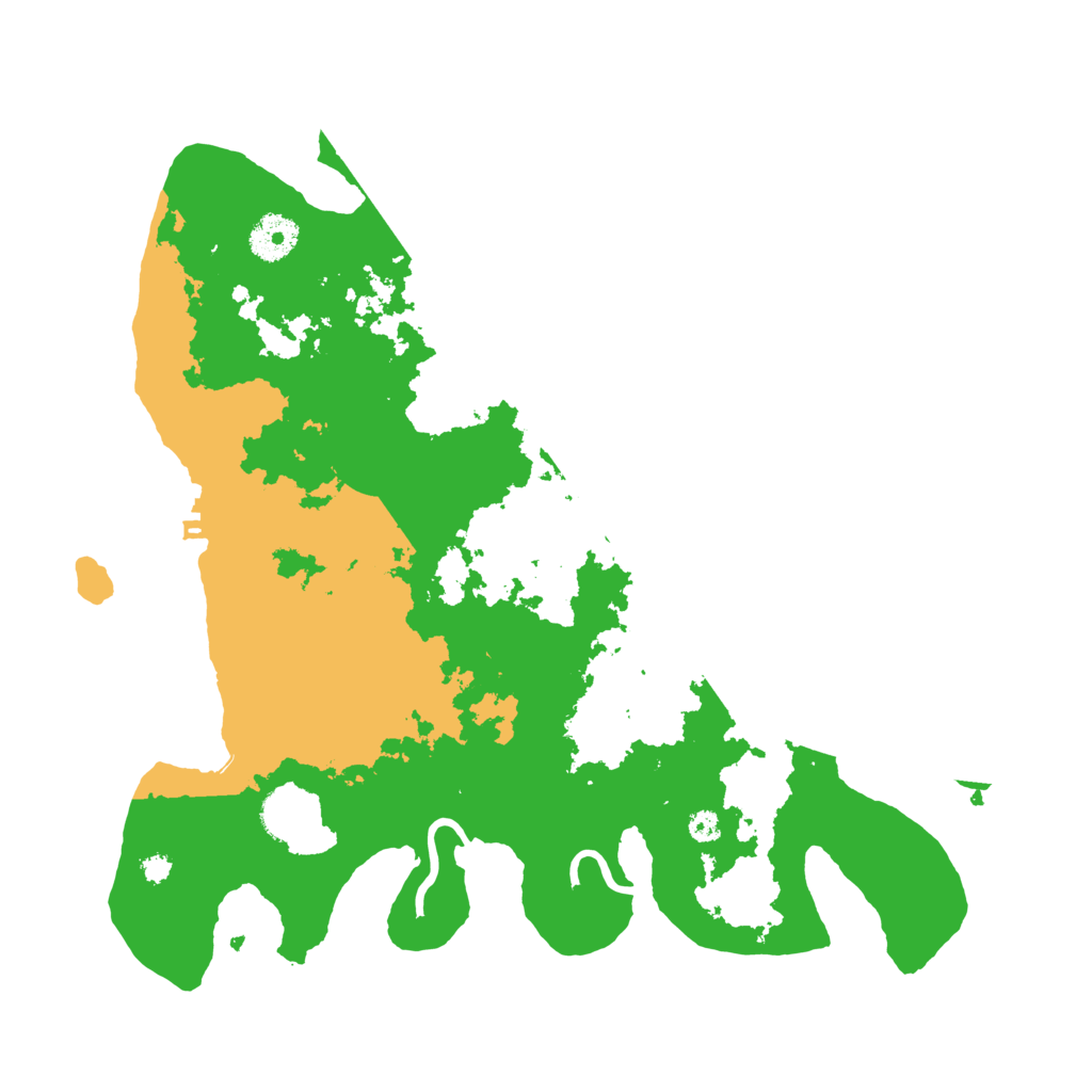 Biome Rust Map: Procedural Map, Size: 3500, Seed: 2161416