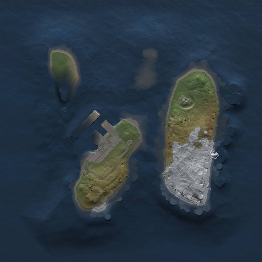 Rust Map: Procedural Map, Size: 1400, Seed: 386322459, 2 Monuments