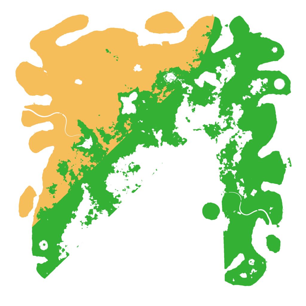 Biome Rust Map: Procedural Map, Size: 5000, Seed: 98763424