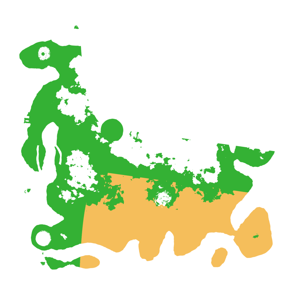 Biome Rust Map: Procedural Map, Size: 3500, Seed: 536983550
