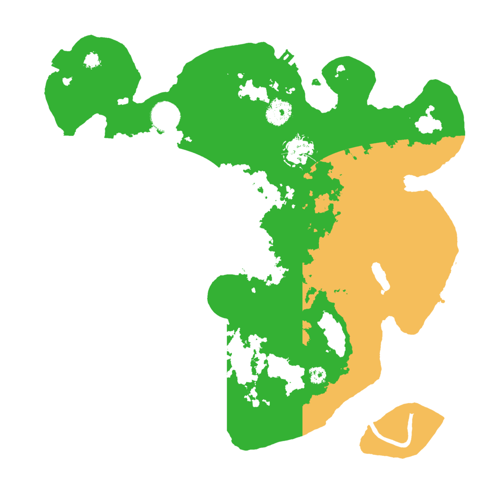 Biome Rust Map: Procedural Map, Size: 3000, Seed: 300420