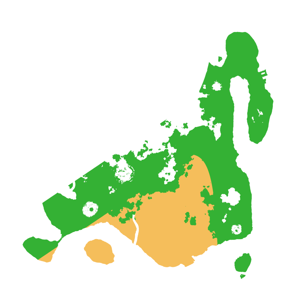 Biome Rust Map: Procedural Map, Size: 3000, Seed: 74735621