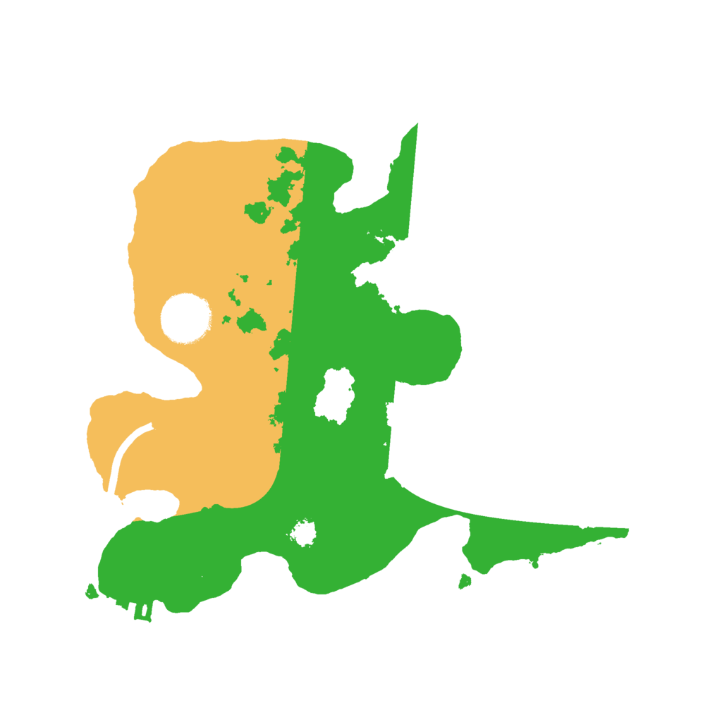 Biome Rust Map: Procedural Map, Size: 2550, Seed: 841833888