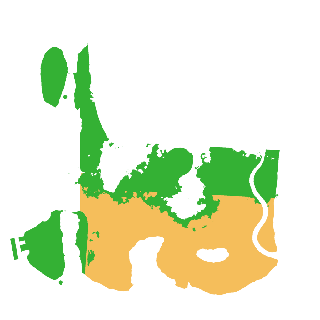 Biome Rust Map: Procedural Map, Size: 3000, Seed: 2454283