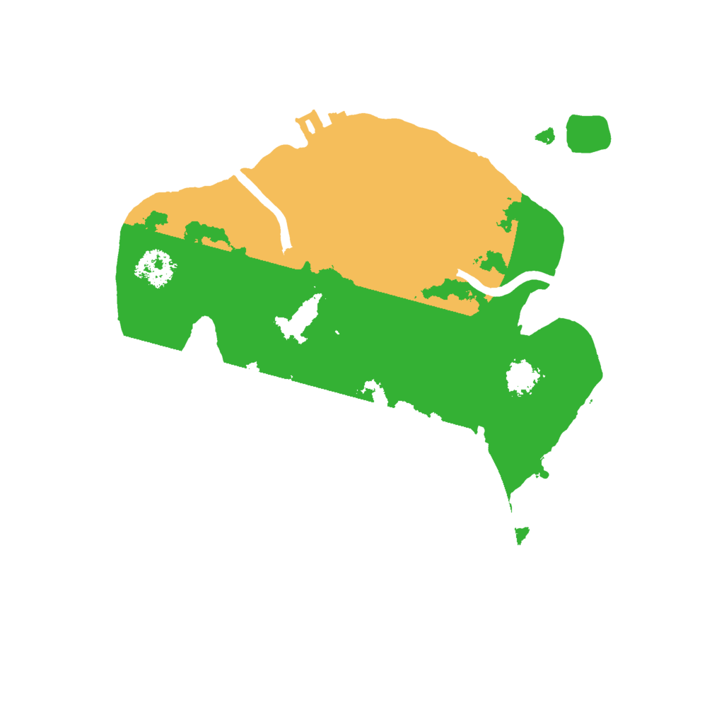 Biome Rust Map: Procedural Map, Size: 2000, Seed: 971756797