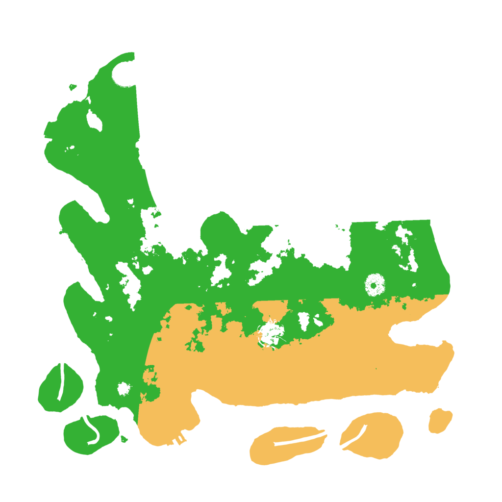 Biome Rust Map: Procedural Map, Size: 3500, Seed: 1365928550