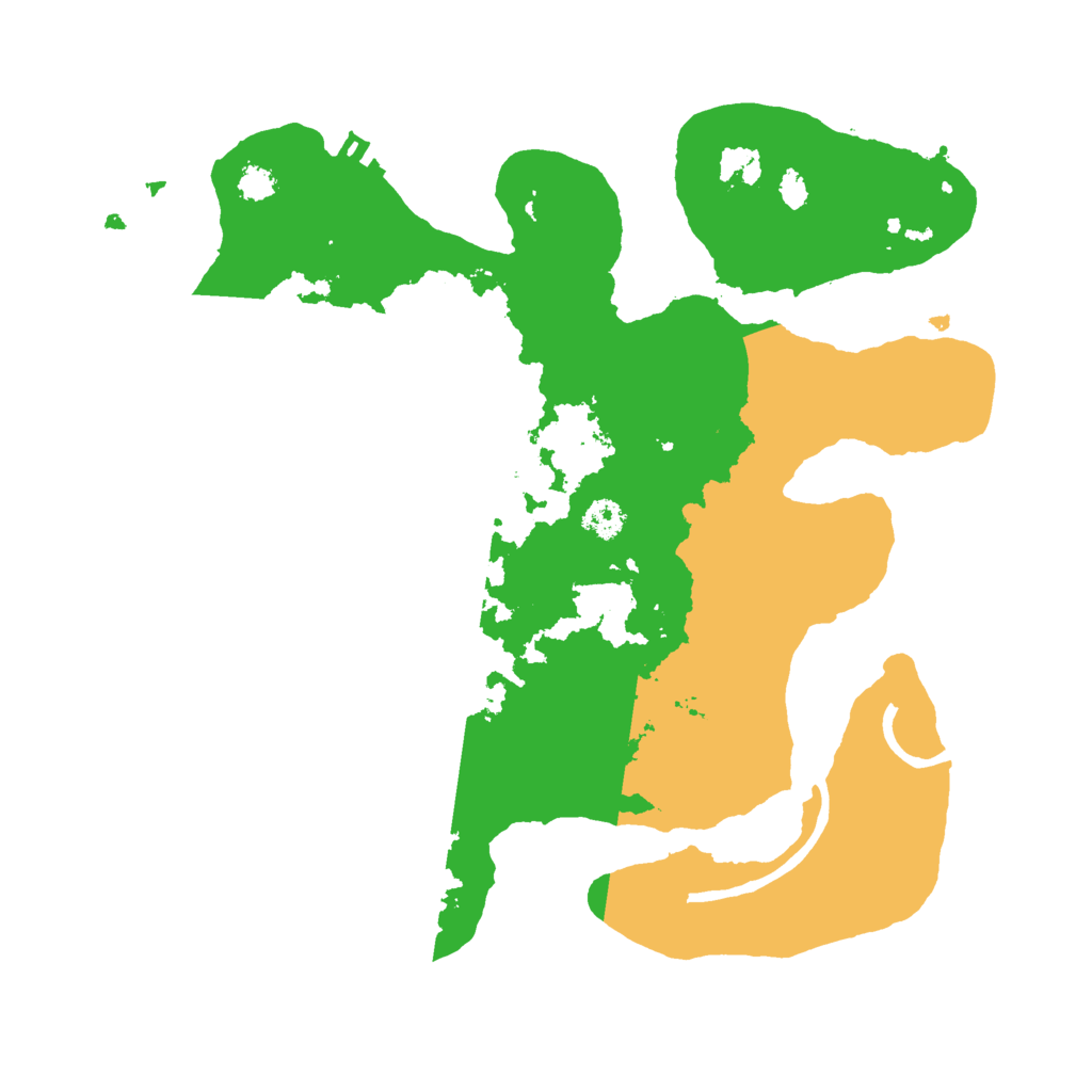 Biome Rust Map: Procedural Map, Size: 2800, Seed: 75001