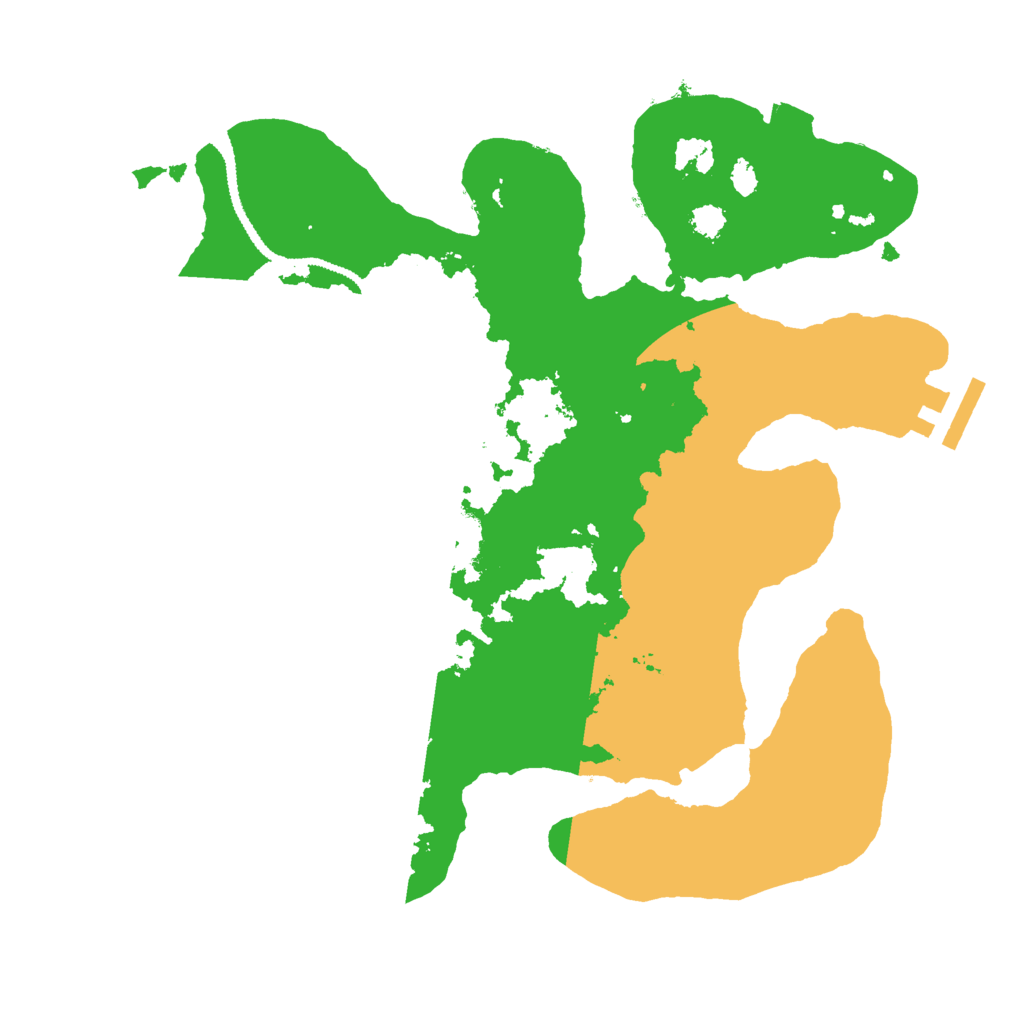 Biome Rust Map: Procedural Map, Size: 2800, Seed: 75001