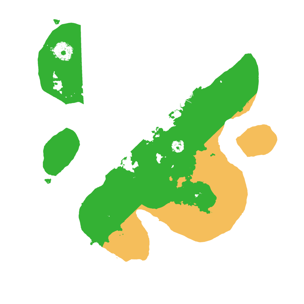 Biome Rust Map: Procedural Map, Size: 2500, Seed: 1256035508