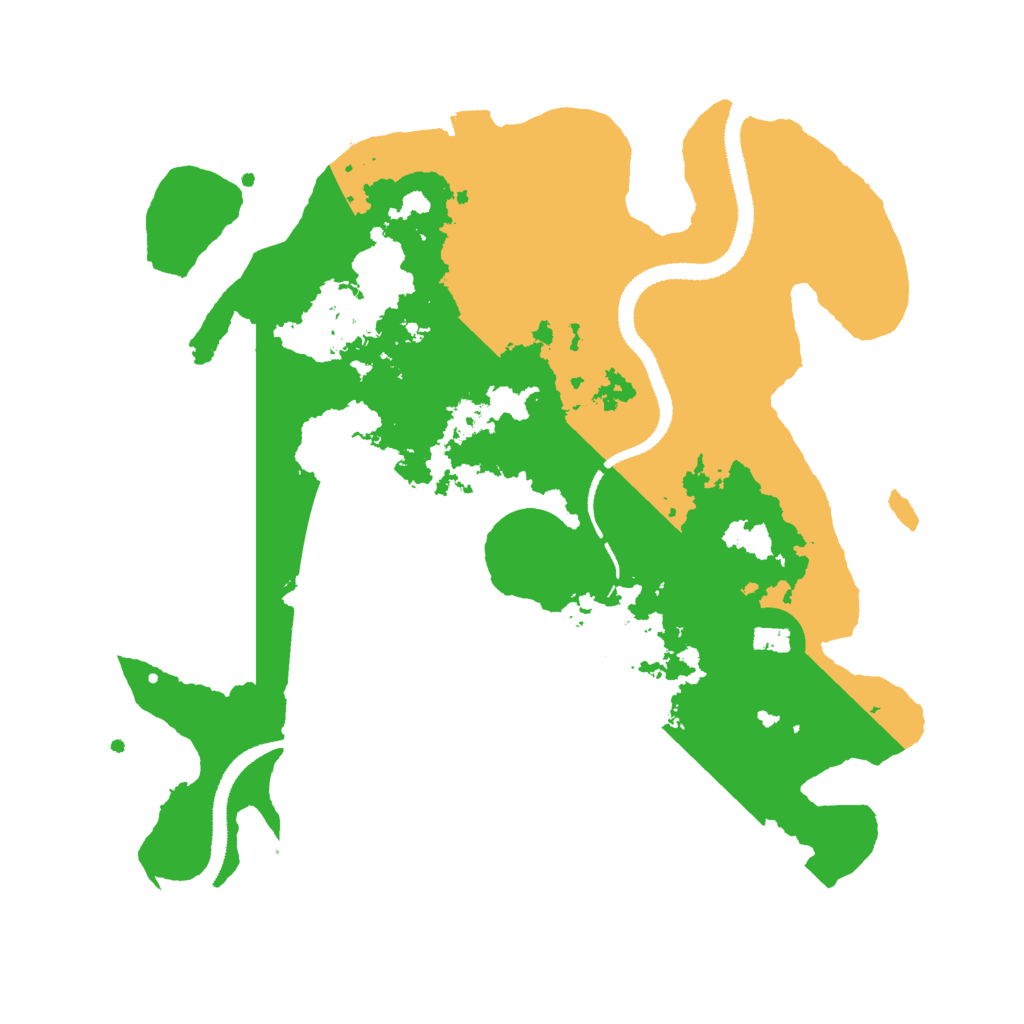 Biome Rust Map: Procedural Map, Size: 3000, Seed: 94157
