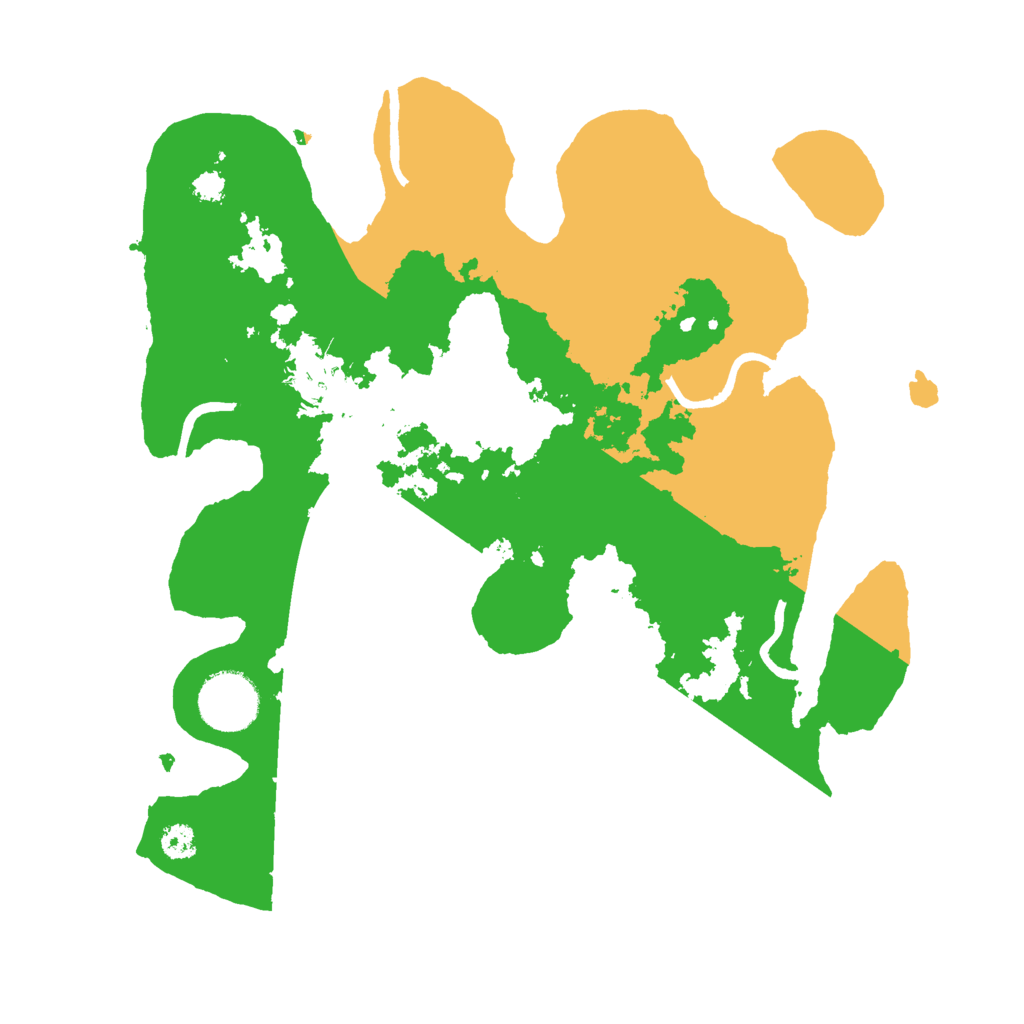 Biome Rust Map: Procedural Map, Size: 3000, Seed: 124124525