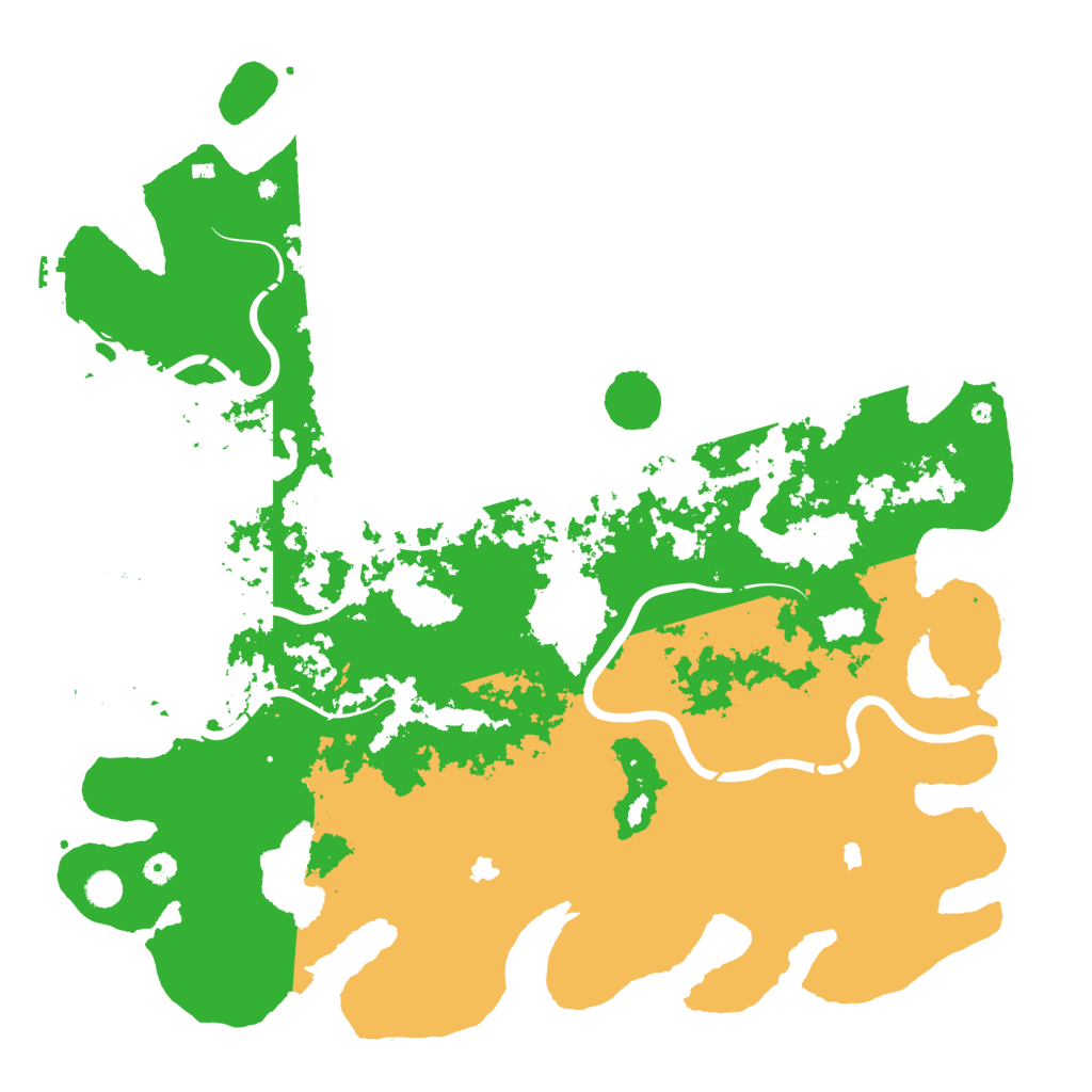 Biome Rust Map: Procedural Map, Size: 5200, Seed: 570
