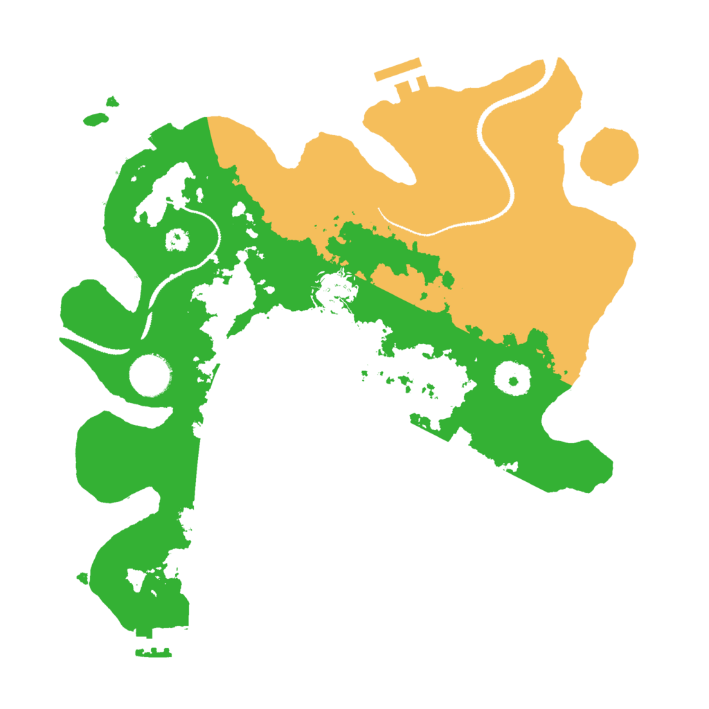 Biome Rust Map: Procedural Map, Size: 3000, Seed: 504340174