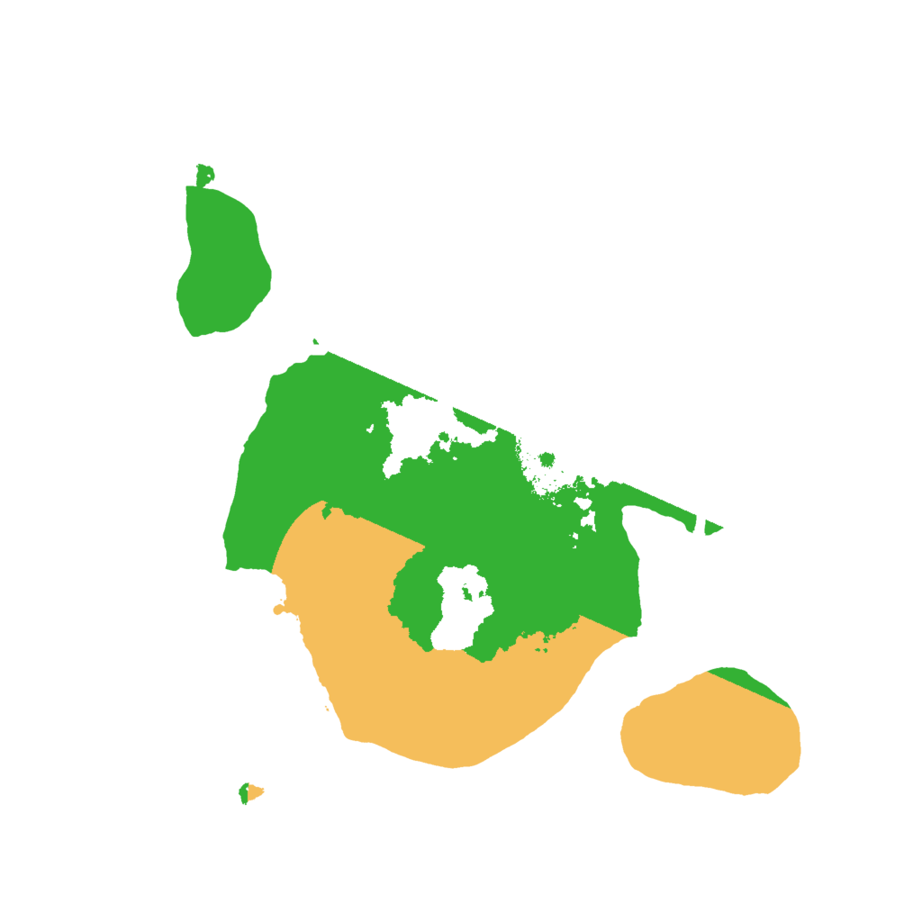 Biome Rust Map: Procedural Map, Size: 2000, Seed: 1623358306