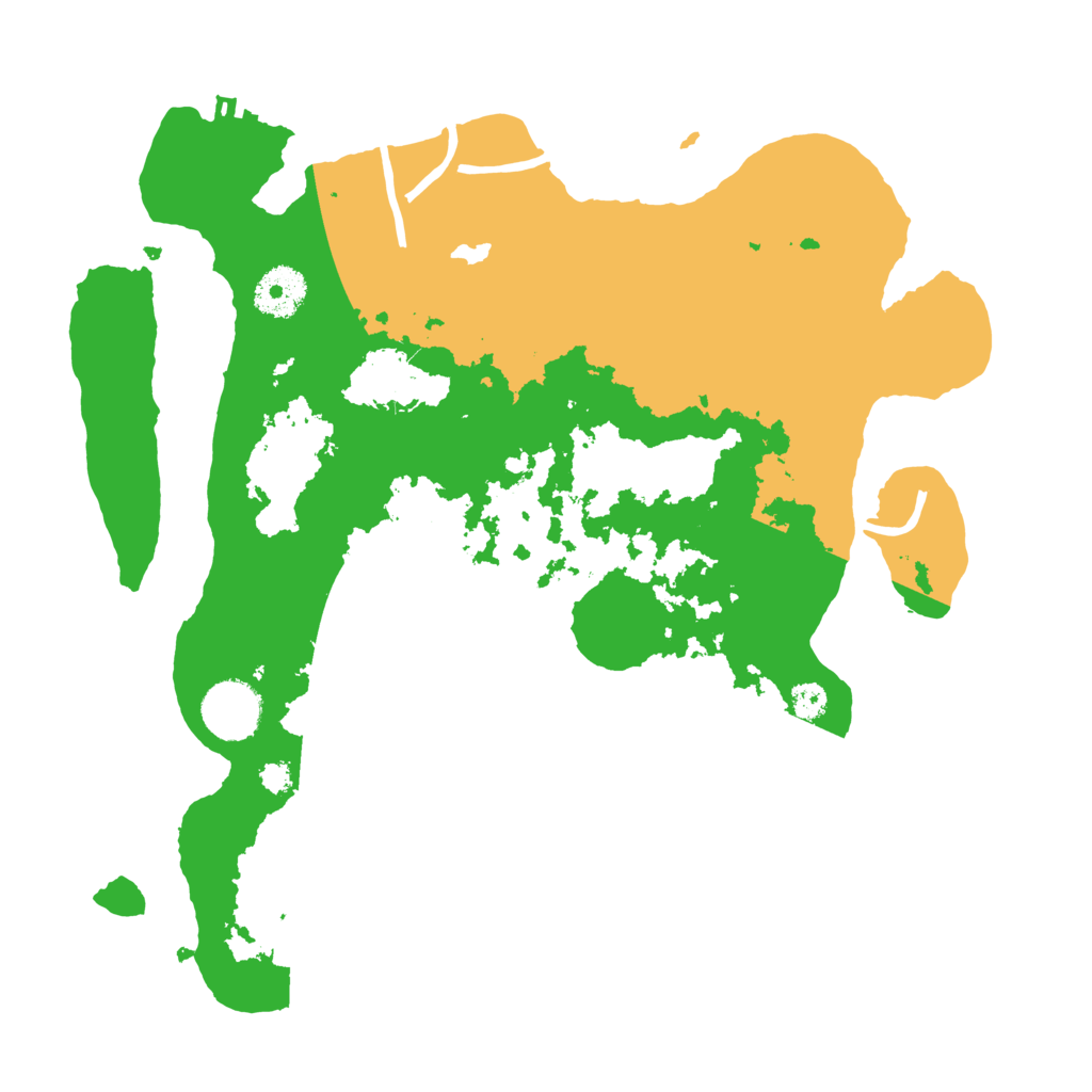 Biome Rust Map: Procedural Map, Size: 3250, Seed: 17349