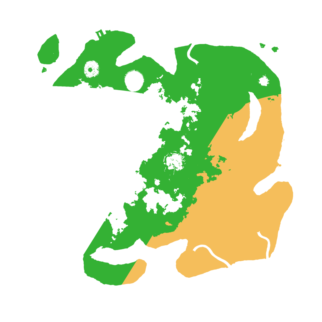 Biome Rust Map: Procedural Map, Size: 3000, Seed: 2346078