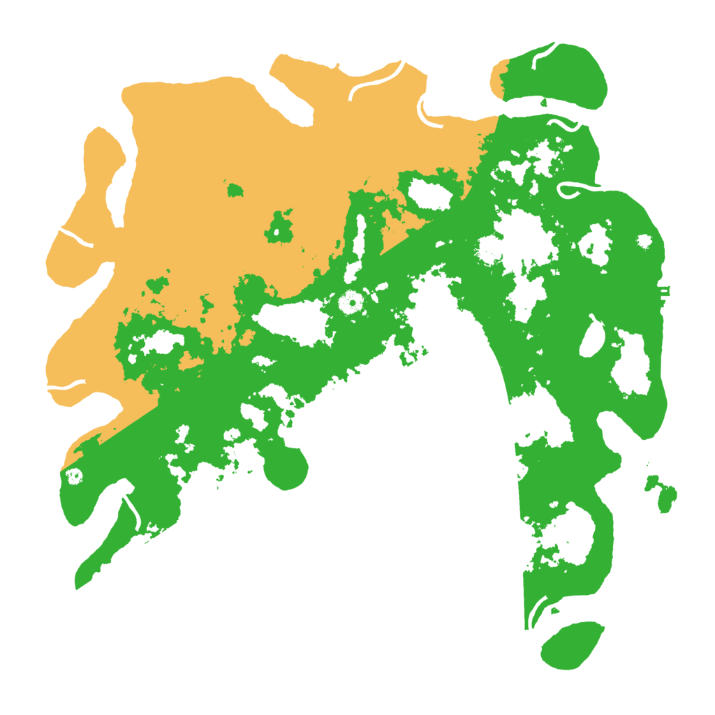 Biome Rust Map: Procedural Map, Size: 4500, Seed: 225533