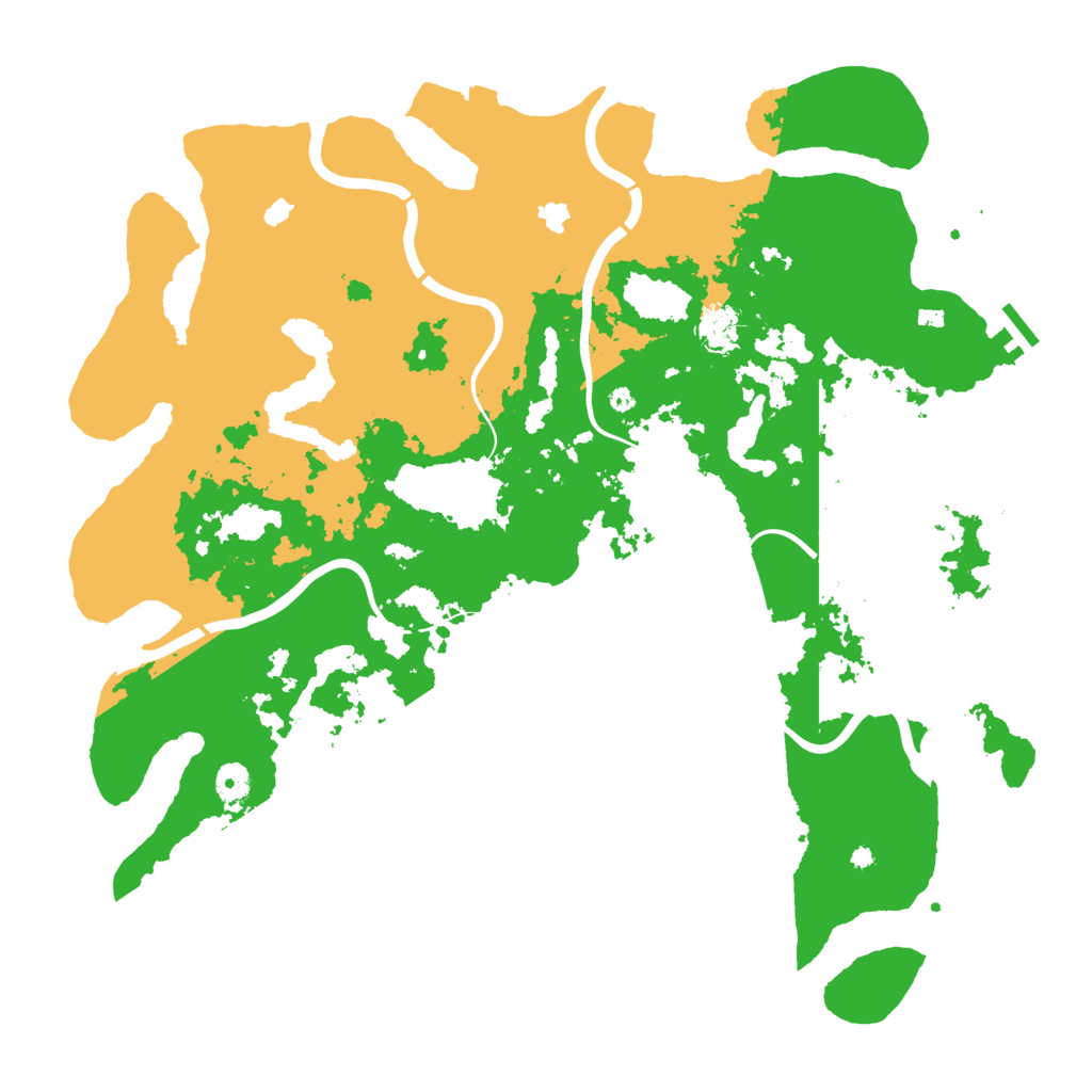 Biome Rust Map: Procedural Map, Size: 4500, Seed: 225533