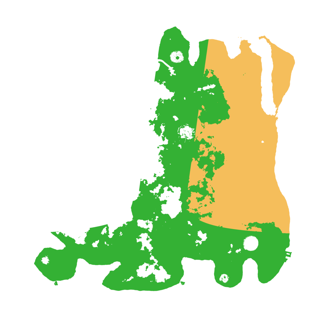 Biome Rust Map: Procedural Map, Size: 3800, Seed: 84155