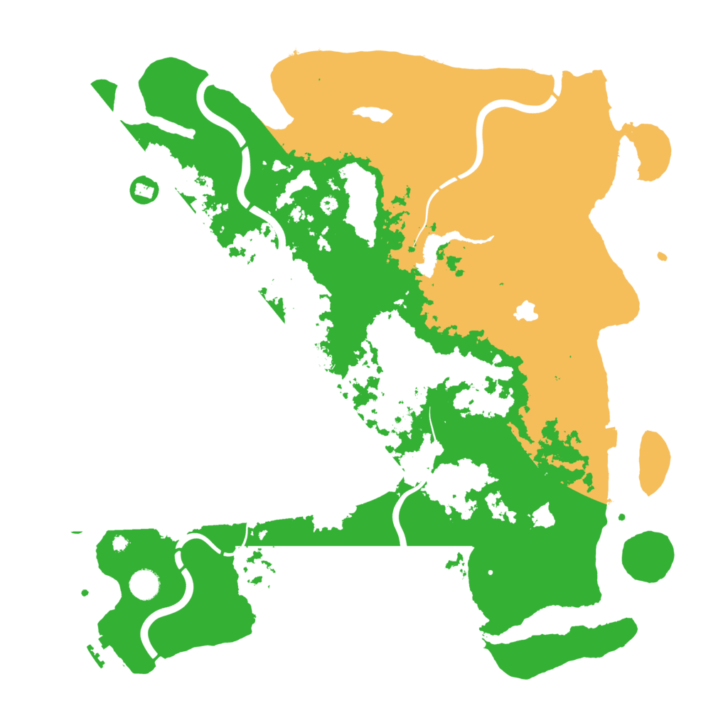 Biome Rust Map: Procedural Map, Size: 4250, Seed: 1889393870