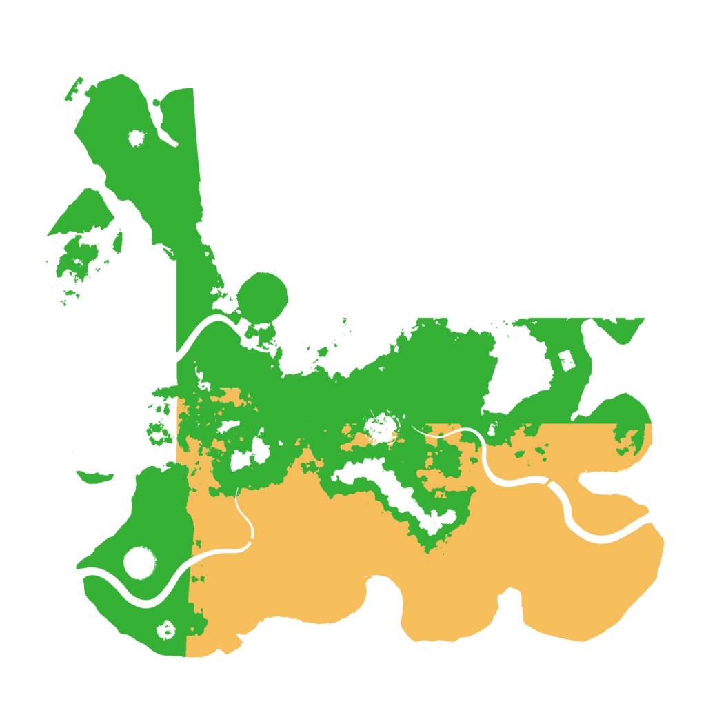 Biome Rust Map: Procedural Map, Size: 3900, Seed: 868506