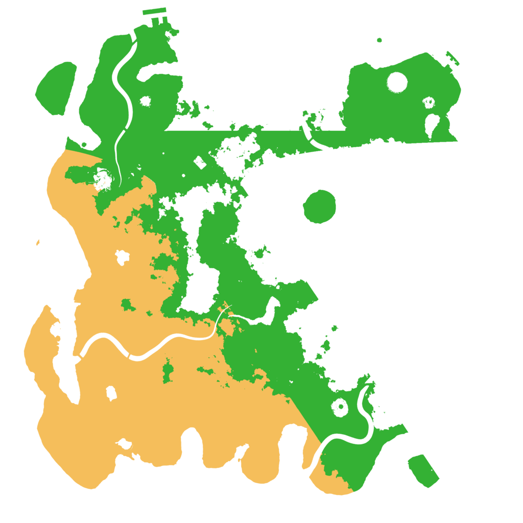 Biome Rust Map: Procedural Map, Size: 4500, Seed: 27436