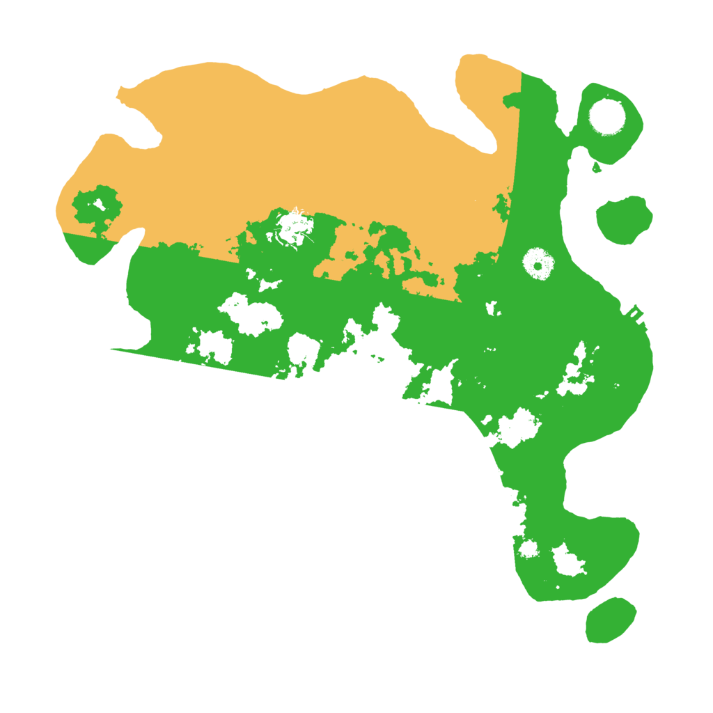 Biome Rust Map: Procedural Map, Size: 3500, Seed: 9046