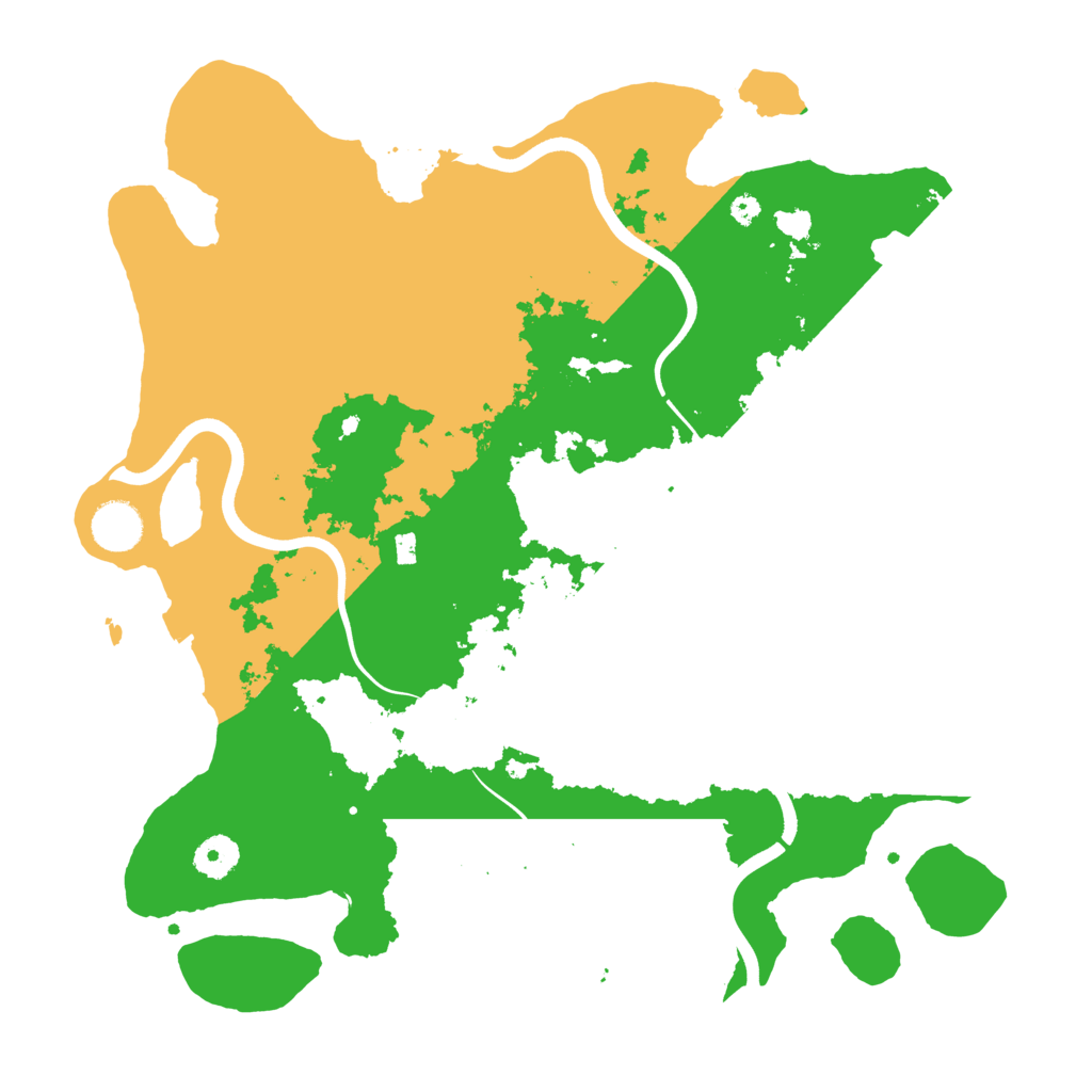 Biome Rust Map: Procedural Map, Size: 3800, Seed: 473005