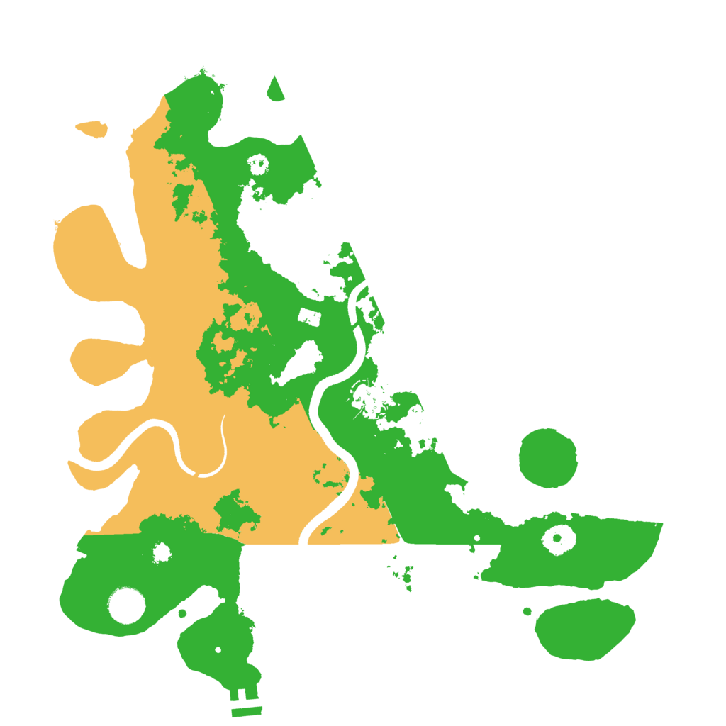 Biome Rust Map: Procedural Map, Size: 3500, Seed: 40000