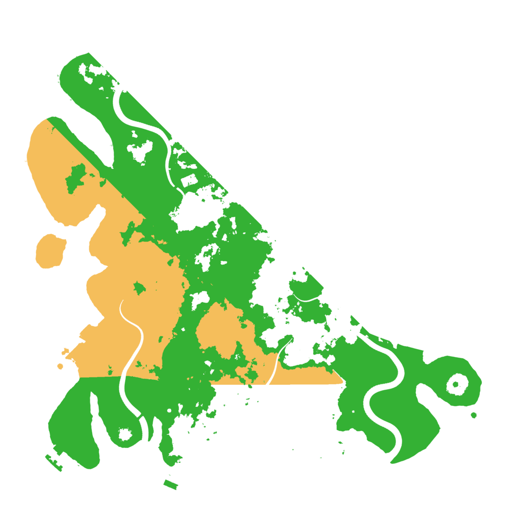 Biome Rust Map: Procedural Map, Size: 3600, Seed: 380153