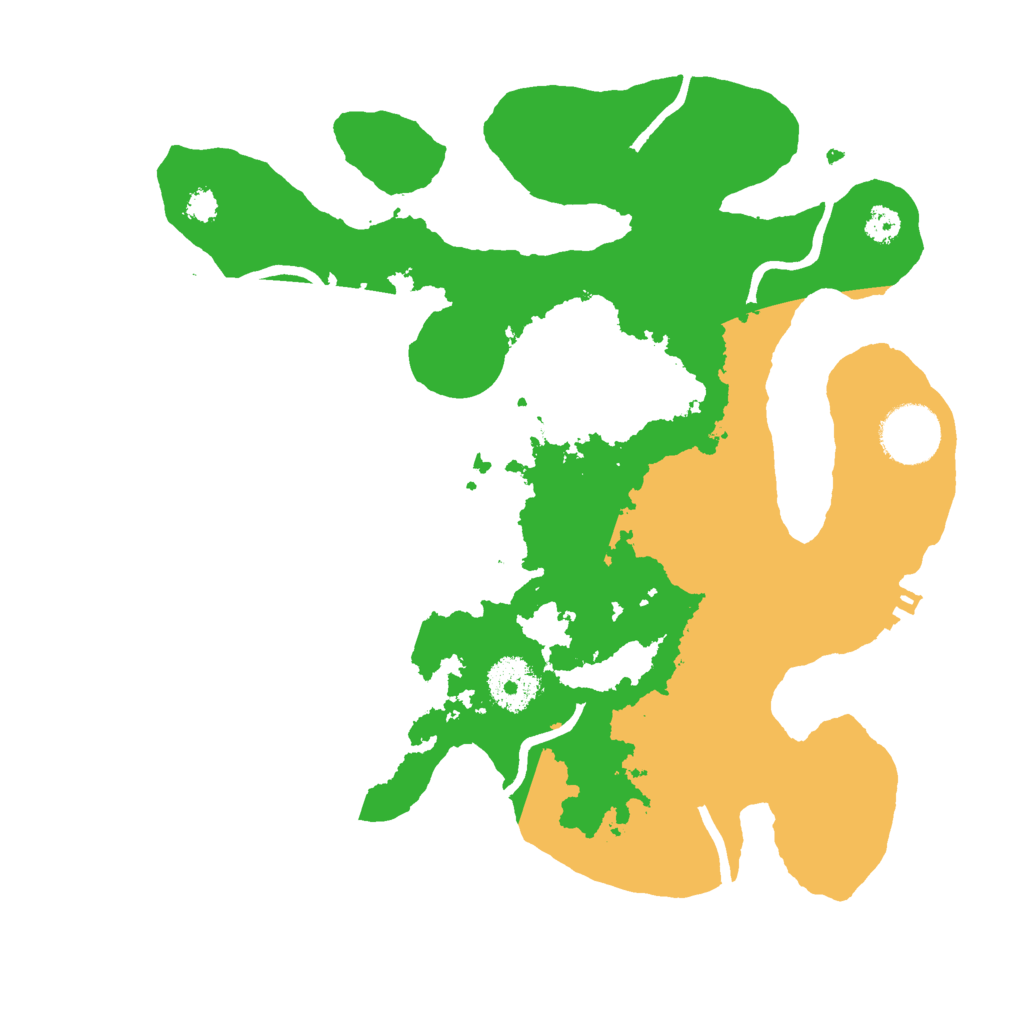 Biome Rust Map: Procedural Map, Size: 3000, Seed: 670113700