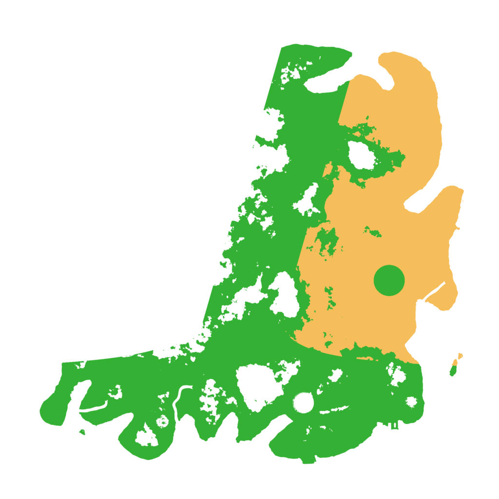 Biome Rust Map: Procedural Map, Size: 4250, Seed: 23411