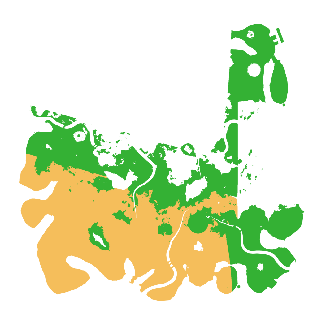 Biome Rust Map: Procedural Map, Size: 4250, Seed: 27772