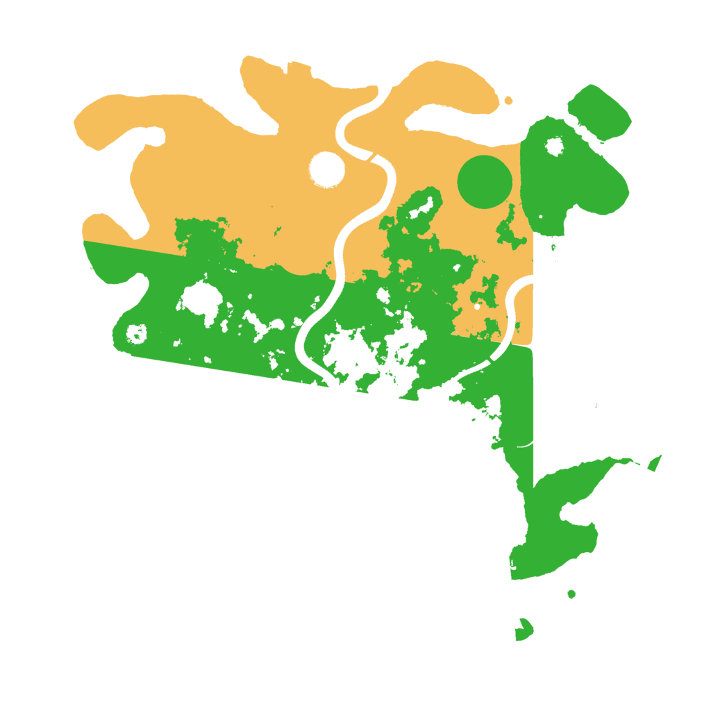 Biome Rust Map: Procedural Map, Size: 3500, Seed: 988888677