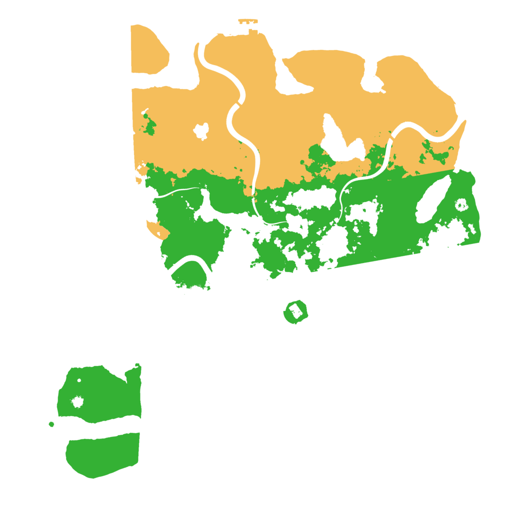 Biome Rust Map: Procedural Map, Size: 4000, Seed: 658743