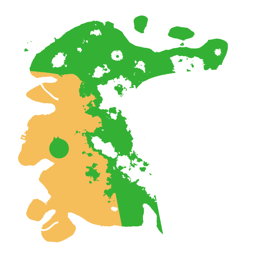 Biome Rust Map: Procedural Map, Size: 3500, Seed: 420724702