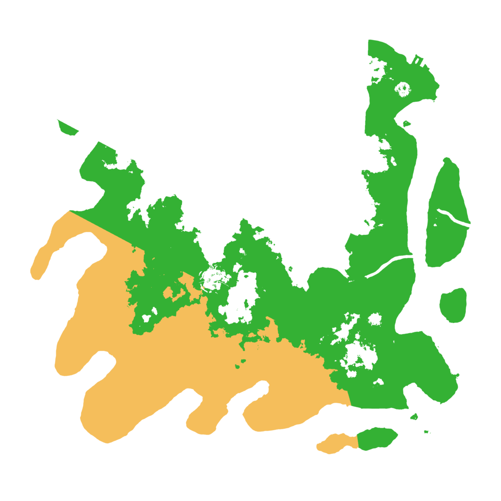 Biome Rust Map: Procedural Map, Size: 3500, Seed: 1757926980