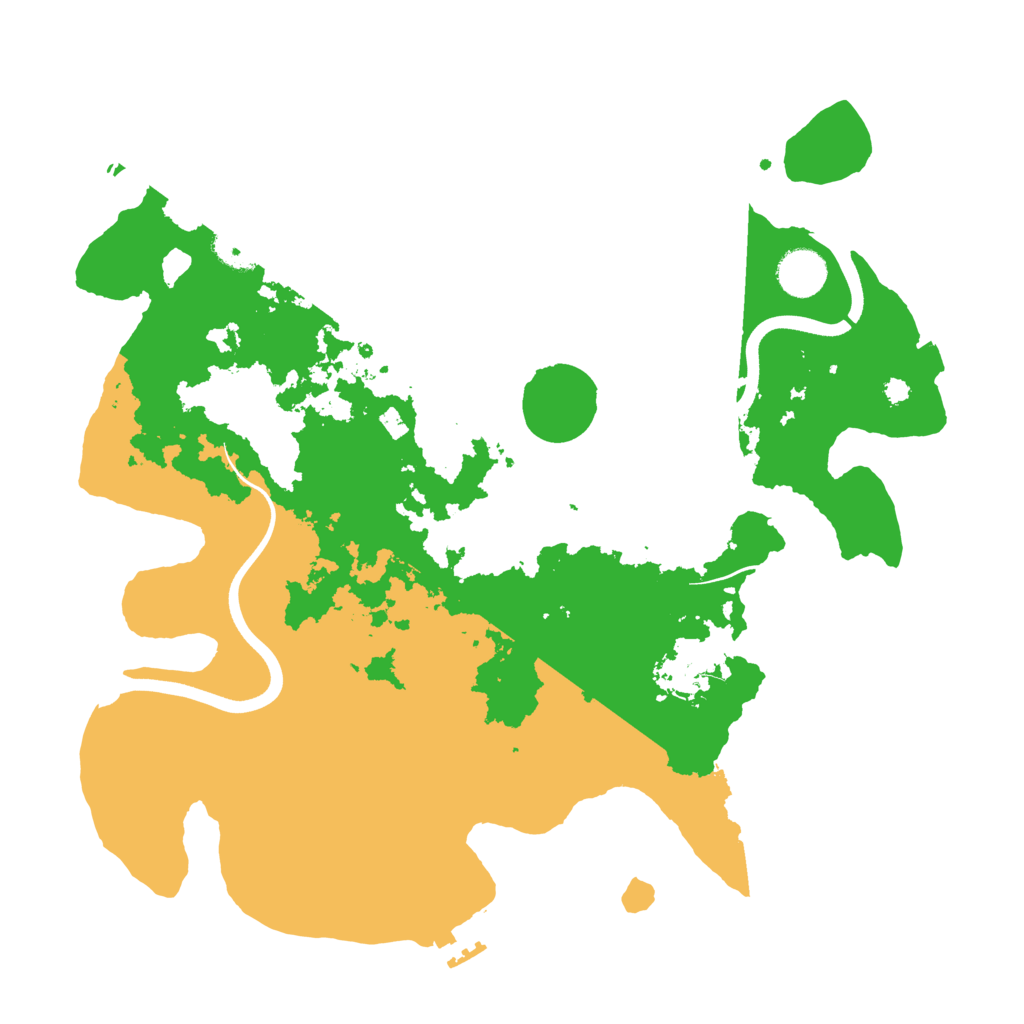 Biome Rust Map: Procedural Map, Size: 3700, Seed: 469386707