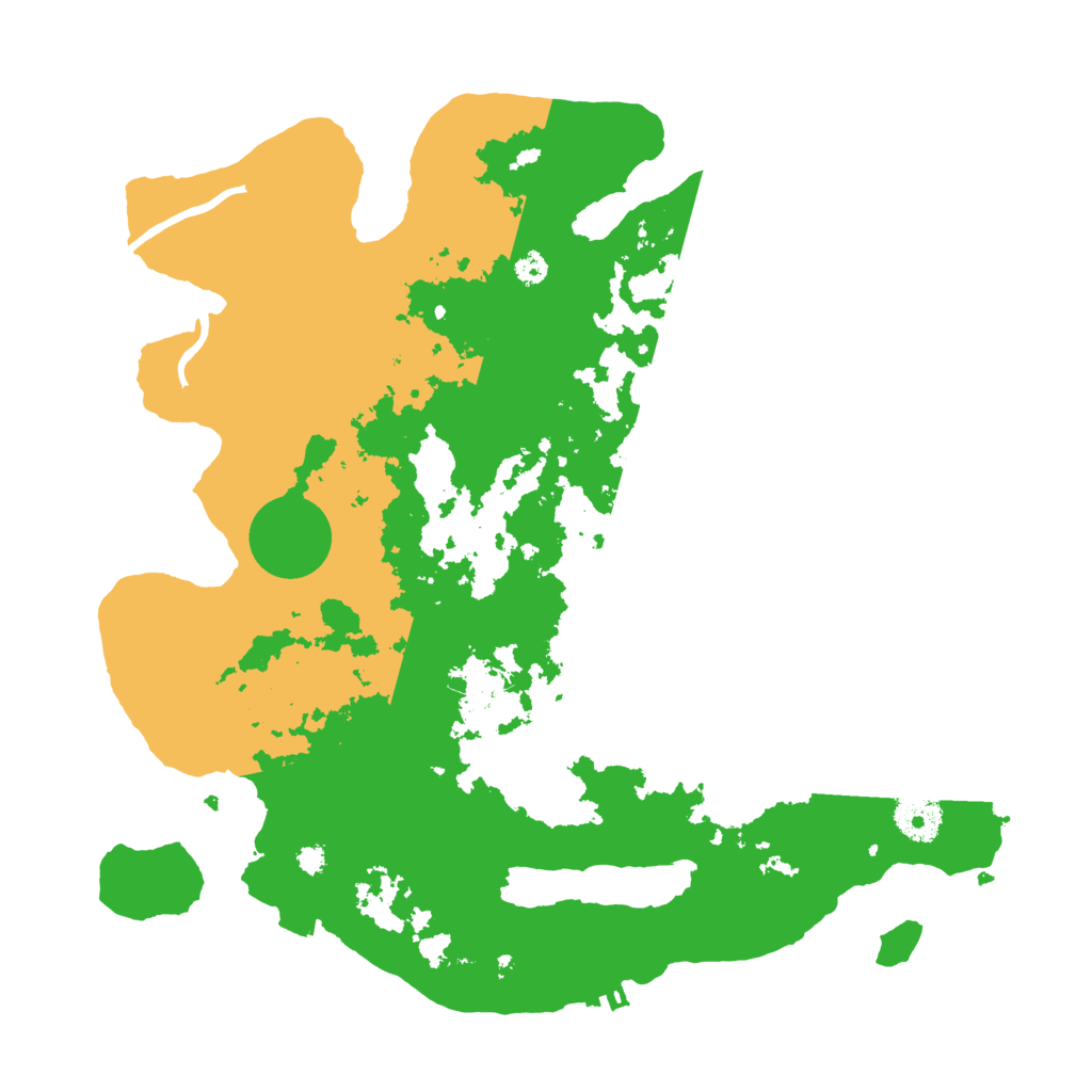 Biome Rust Map: Procedural Map, Size: 3500, Seed: 1739363790