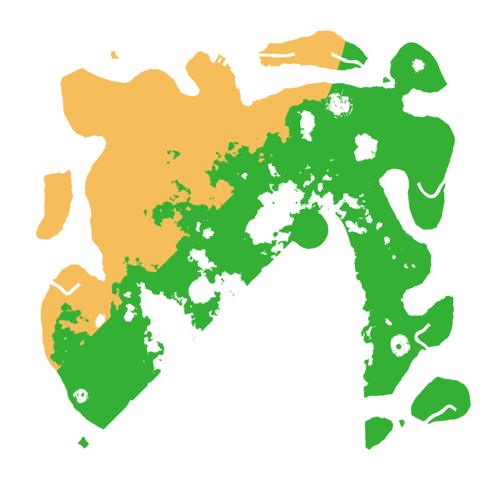 Biome Rust Map: Procedural Map, Size: 3700, Seed: 464534727