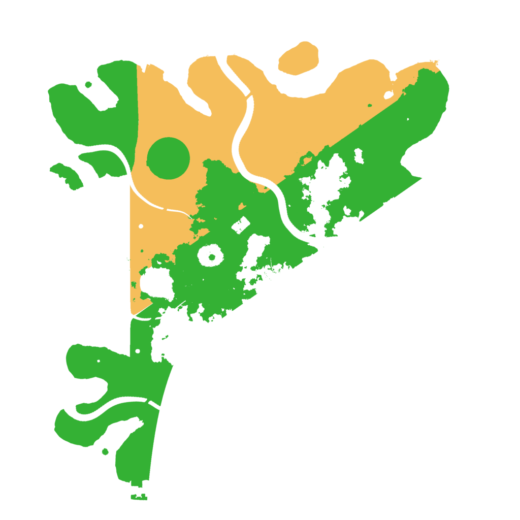 Biome Rust Map: Procedural Map, Size: 3250, Seed: 112379827