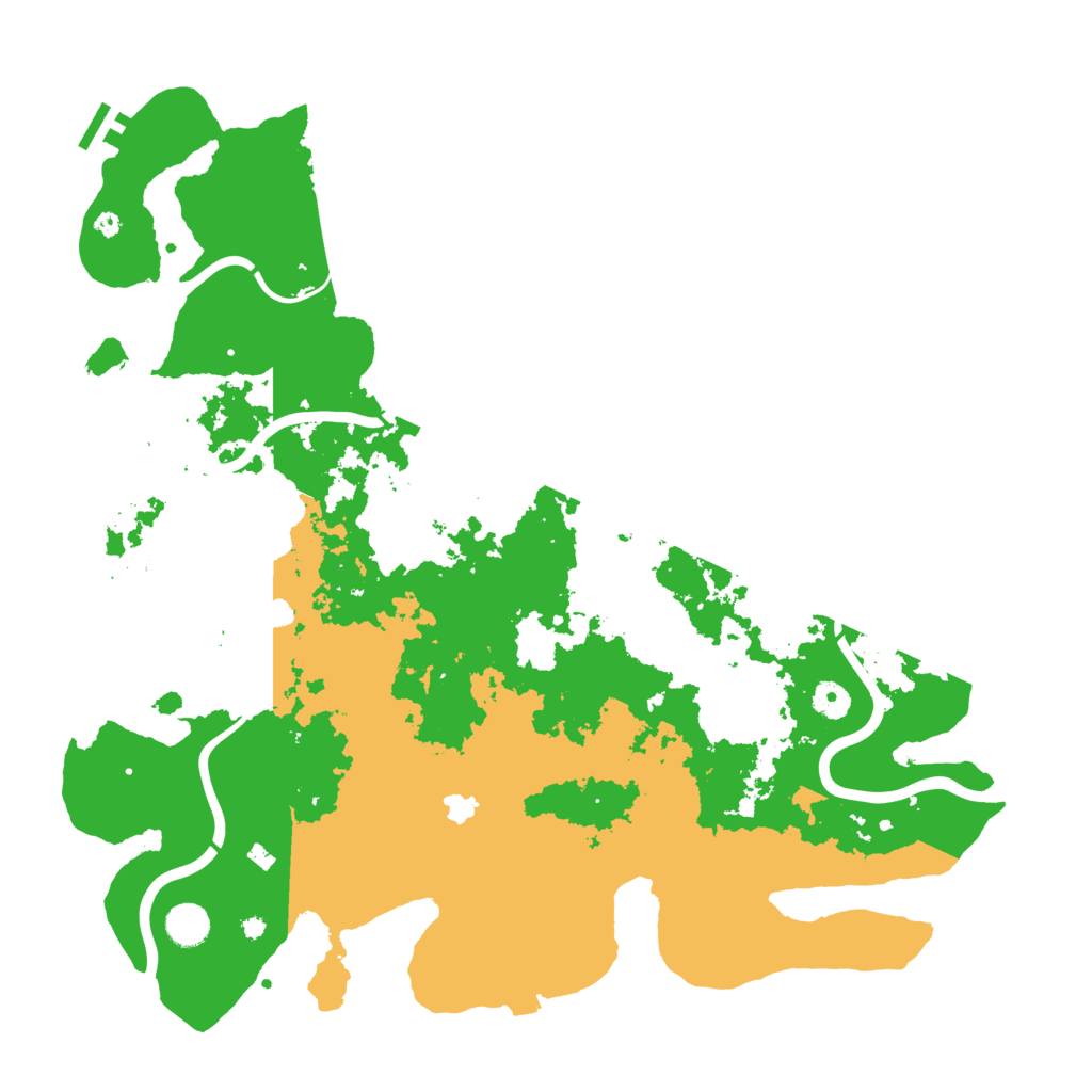 Biome Rust Map: Procedural Map, Size: 4400, Seed: 1248478826