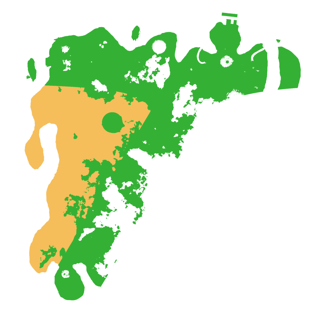 Biome Rust Map: Procedural Map, Size: 4096, Seed: 203317716