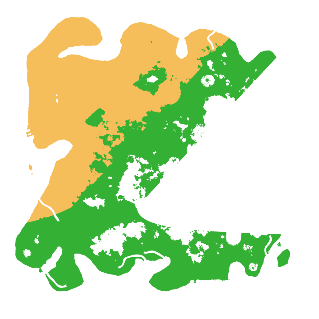 Biome Rust Map: Procedural Map, Size: 3800, Seed: 6546851