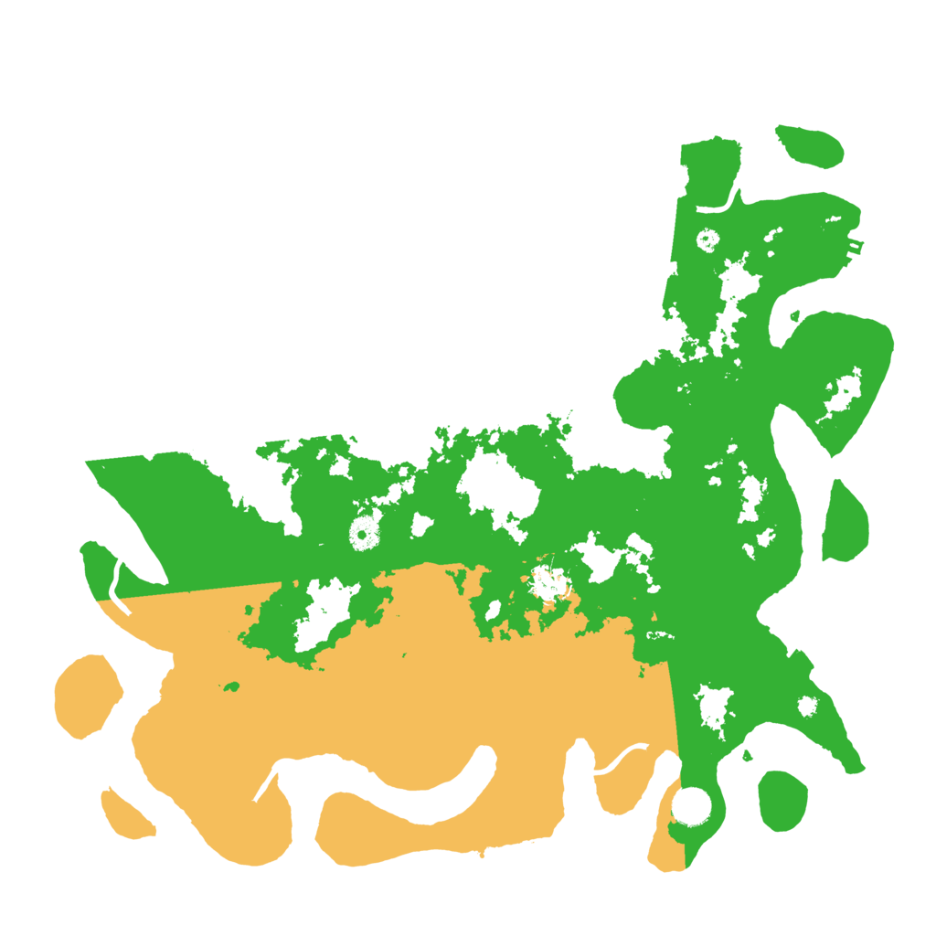 Biome Rust Map: Procedural Map, Size: 4250, Seed: 393579890