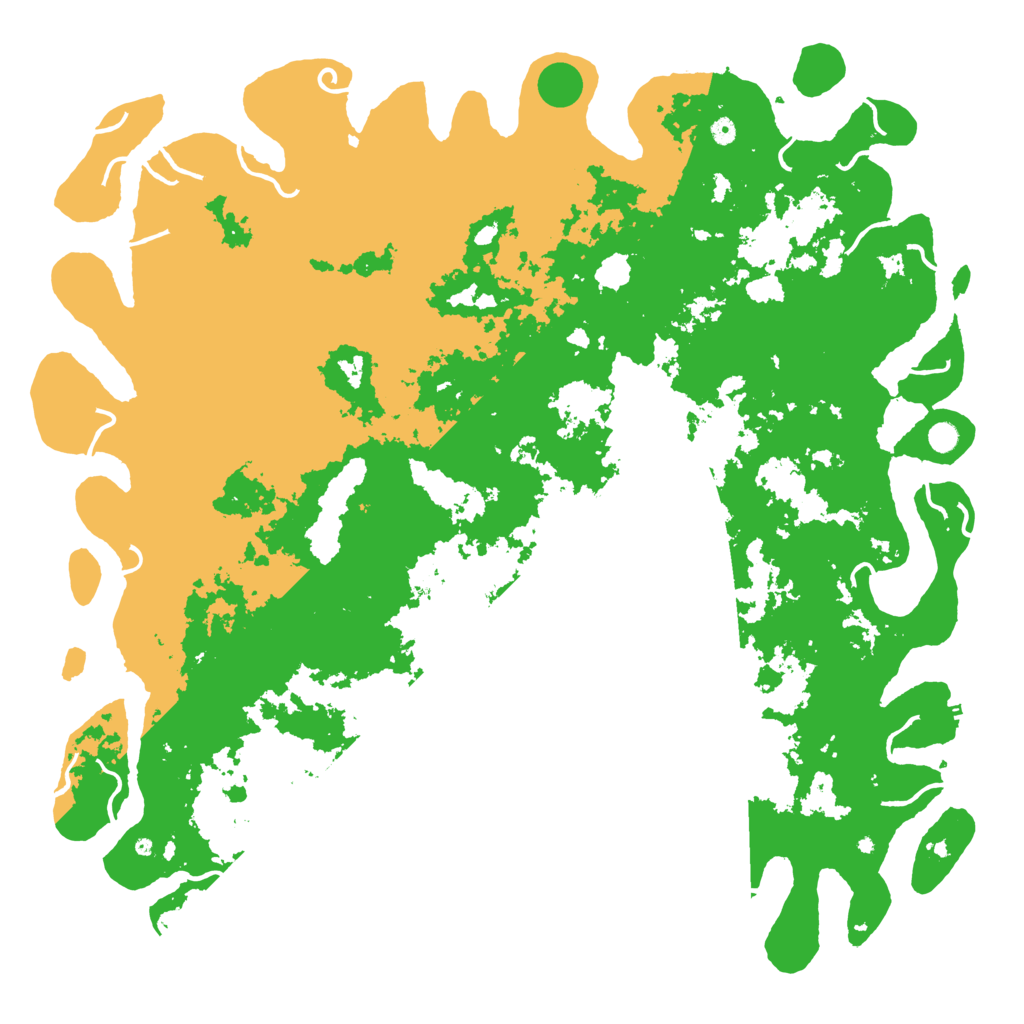 Biome Rust Map: Procedural Map, Size: 6000, Seed: 21347725