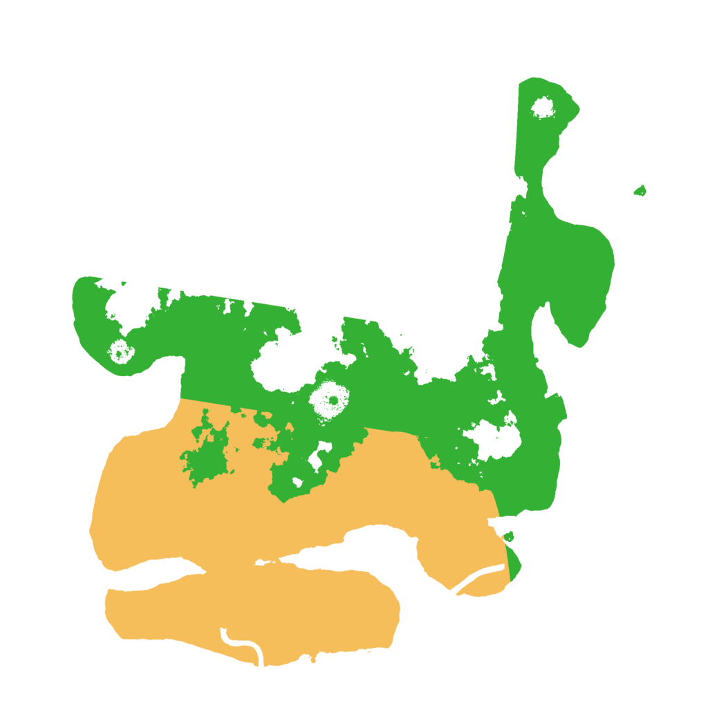 Biome Rust Map: Procedural Map, Size: 3000, Seed: 970948373